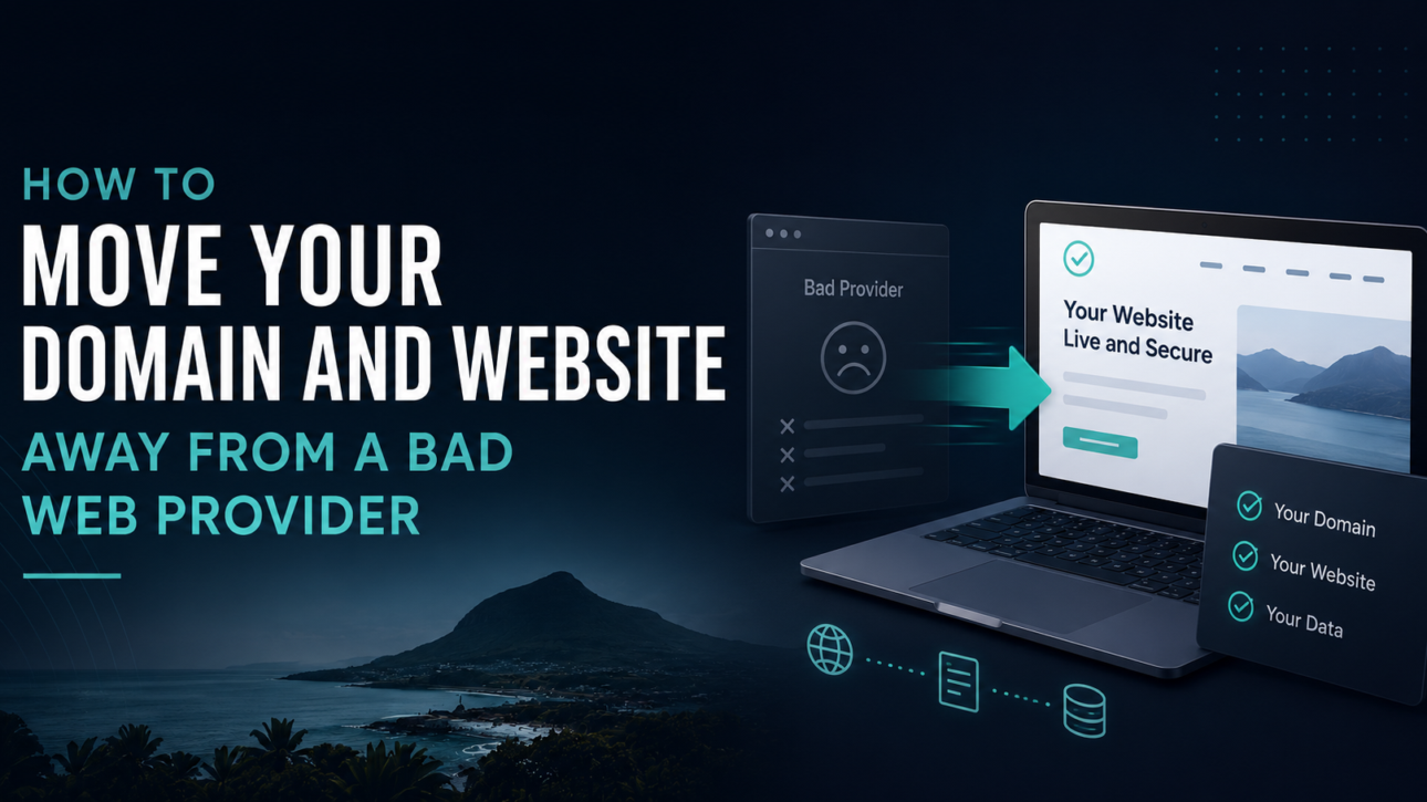 How to Move Your Domain and Website Away From a Bad Web Provider