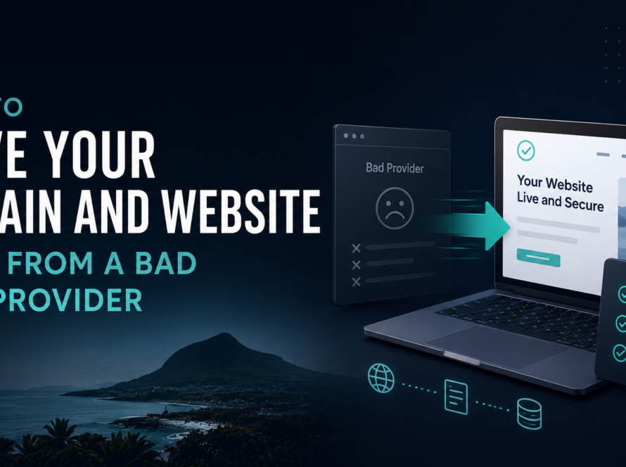 How to Move Your Domain and Website Away From a Bad Web Provider