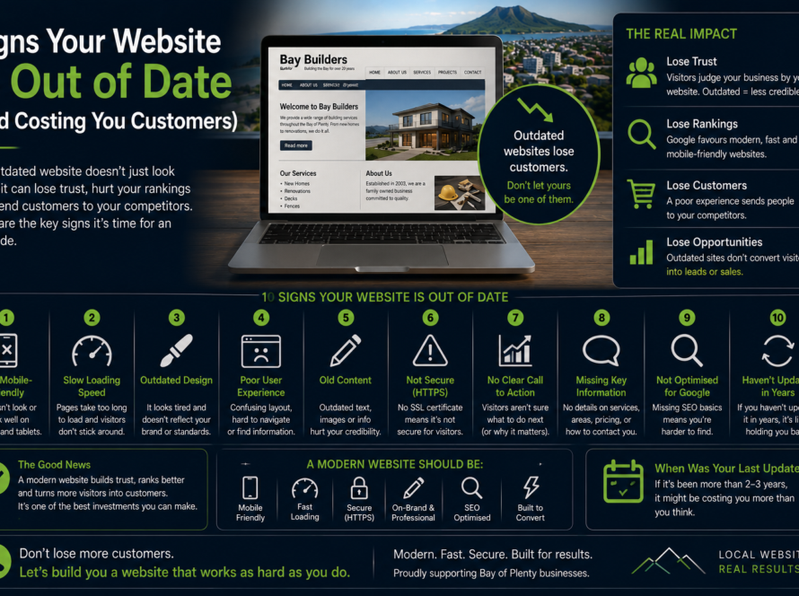 Signs Your Website Is Out of Date (and Costing You Customers)