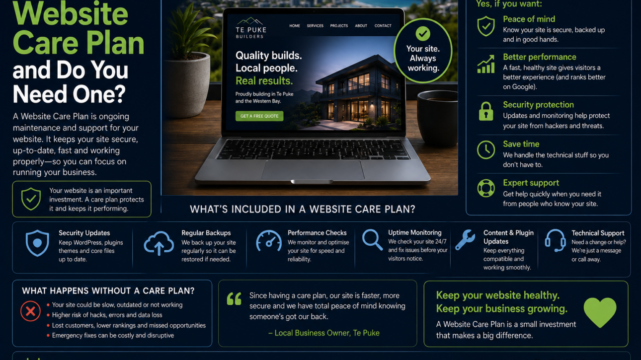 What Is a Website Care Plan and Do You Need One?