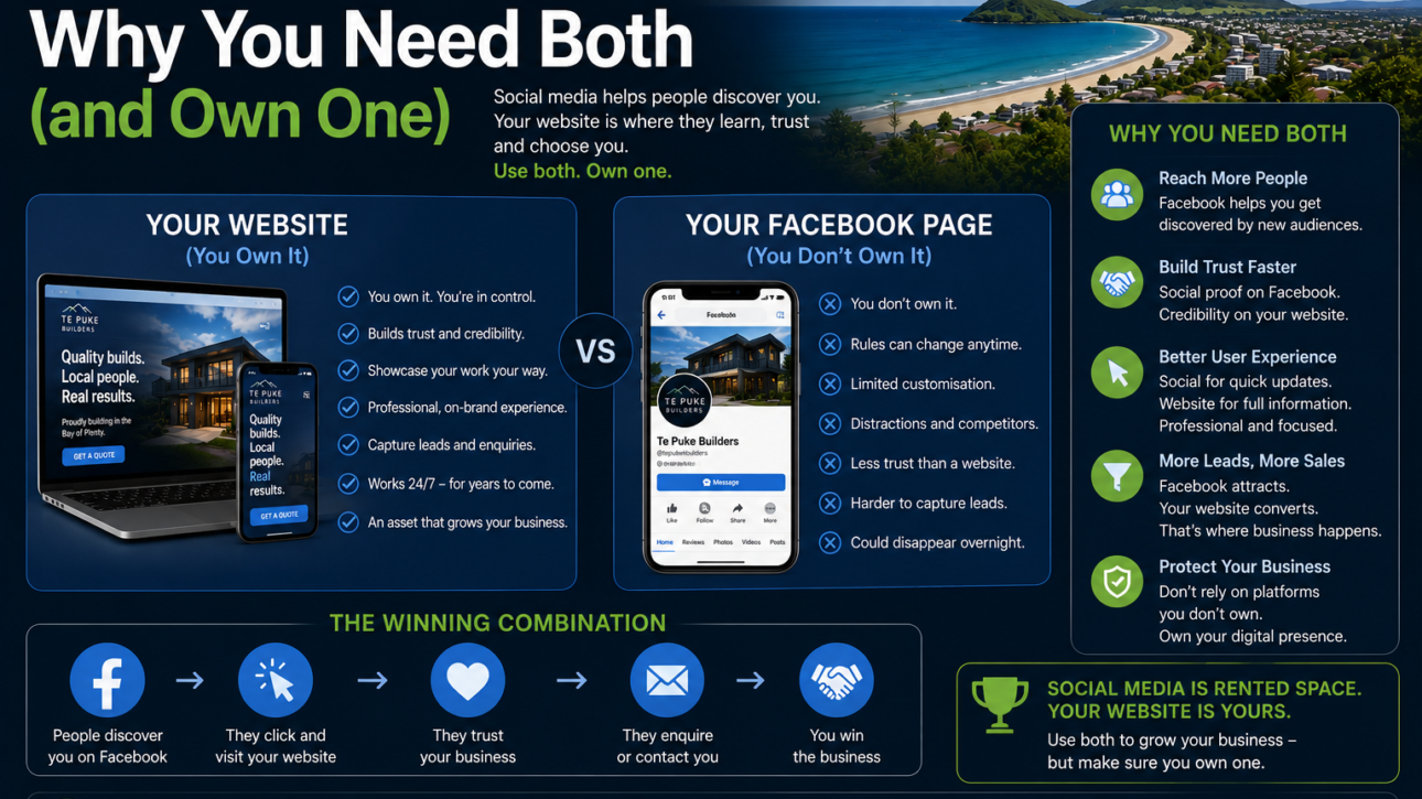 Your Website vs Your Facebook Page Why You Need Both (and Own One)