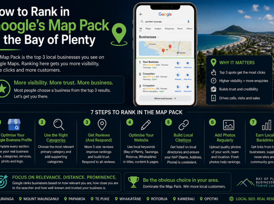 How to Rank in Google's Map Pack in the Bay of Plenty