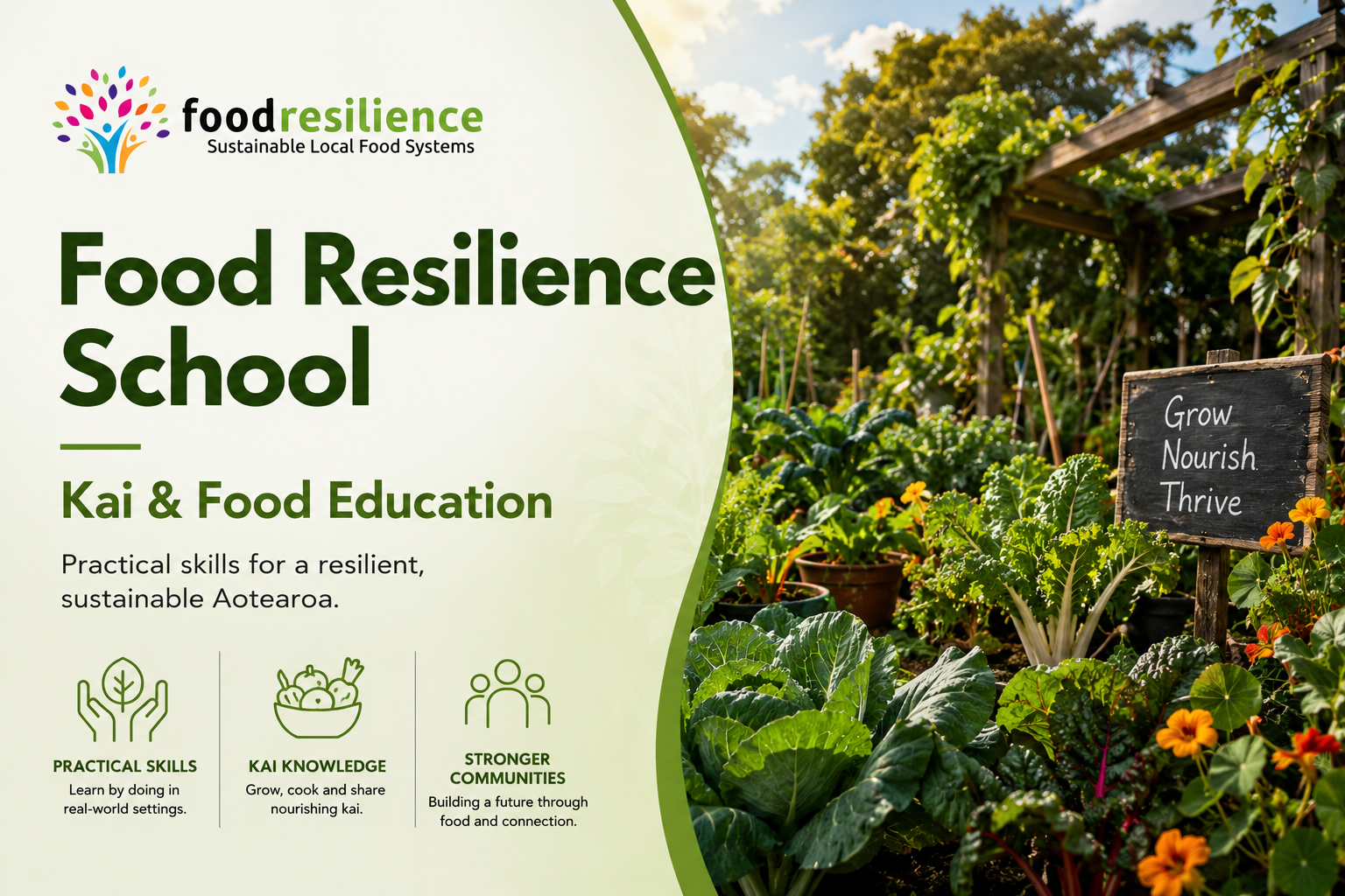 Food Resilience School — Kai & Food Education