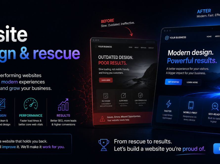 Website redesign & rescue