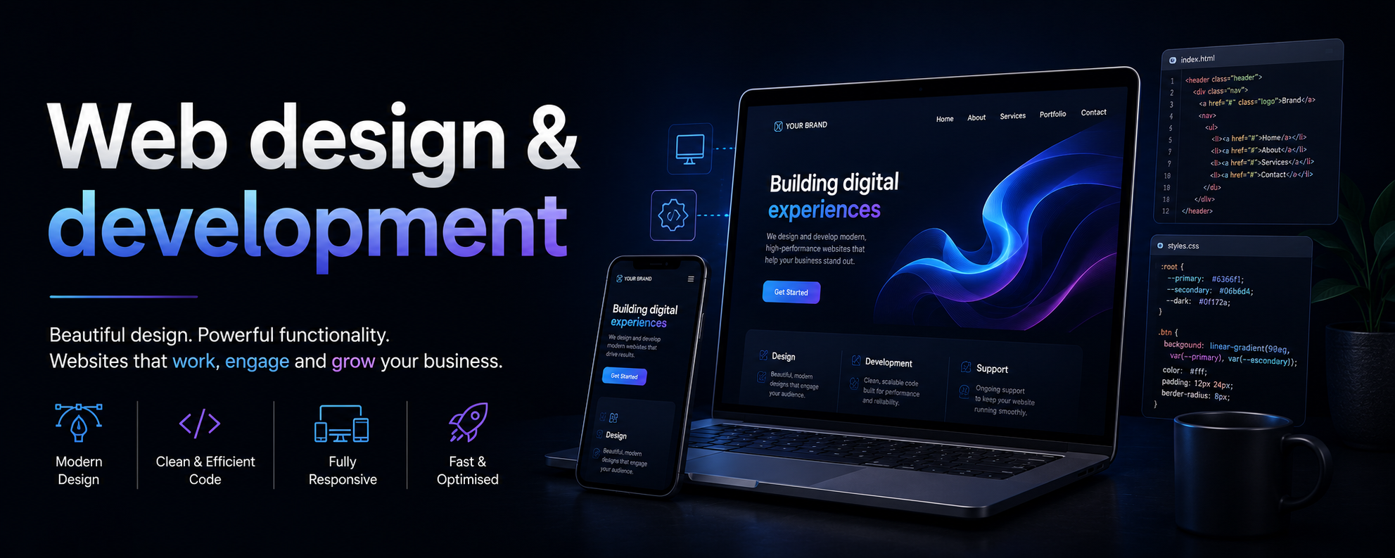 Web design & development