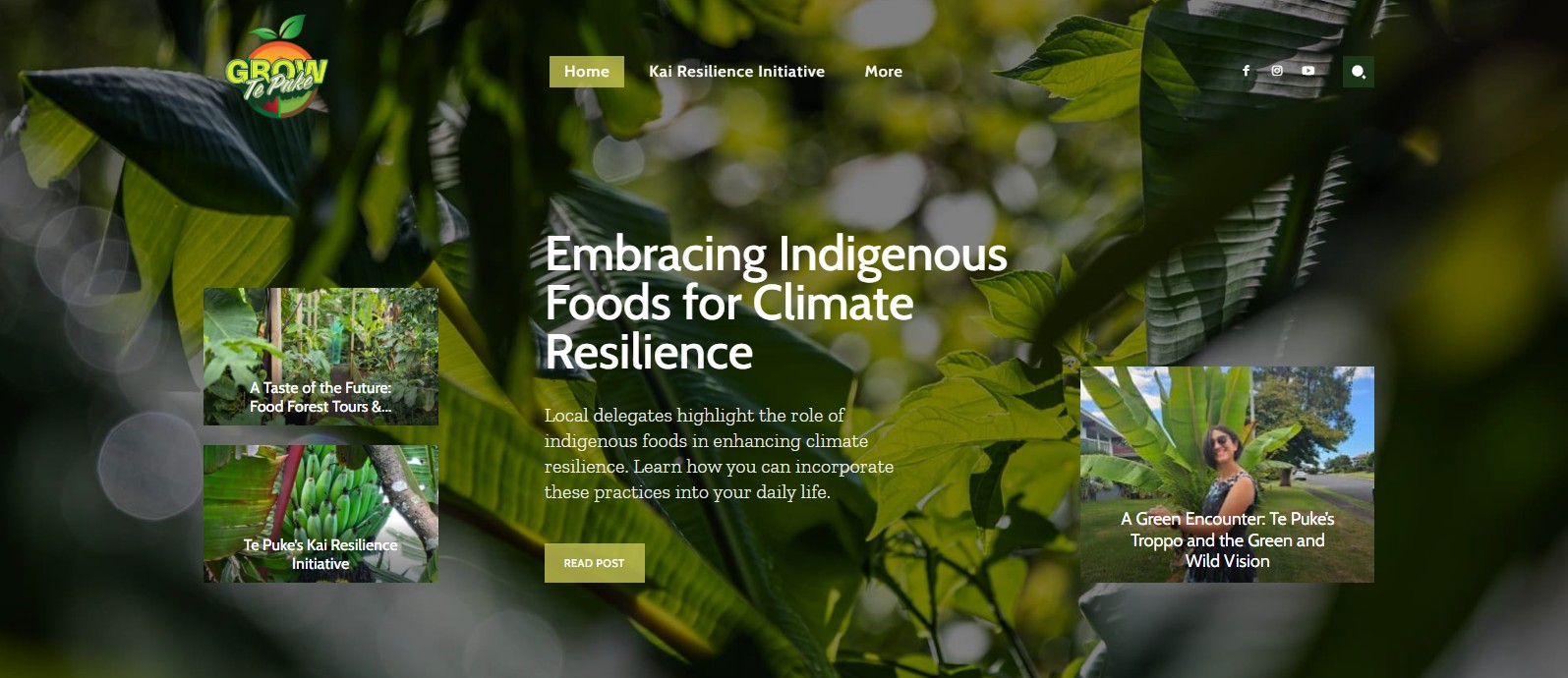 Grow Te Puke — Community Food-Growing Platform