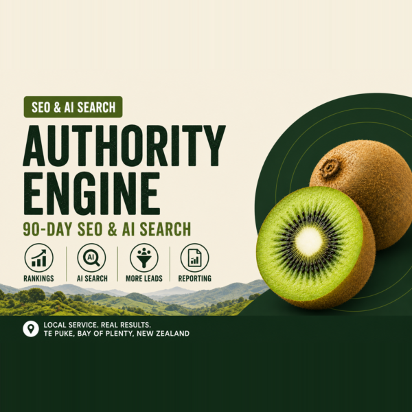 SEO & AI Search Authority Engine | web design & SEO in Te Puke, Bay of Plenty — Te Puke Digital