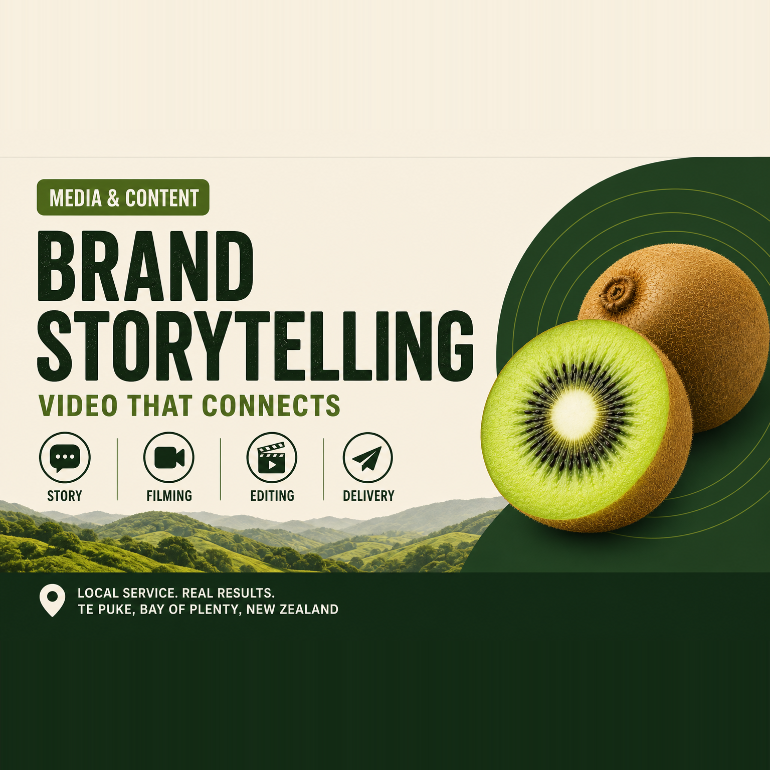 Brand Storytelling | web design & SEO in Te Puke, Bay of Plenty — Te Puke Digital