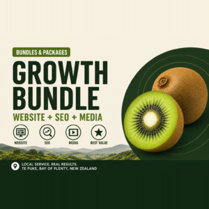 Growth Bundle — Website + SEO + Media | web design & SEO in Te Puke, Bay of Plenty — Te Puke Digital