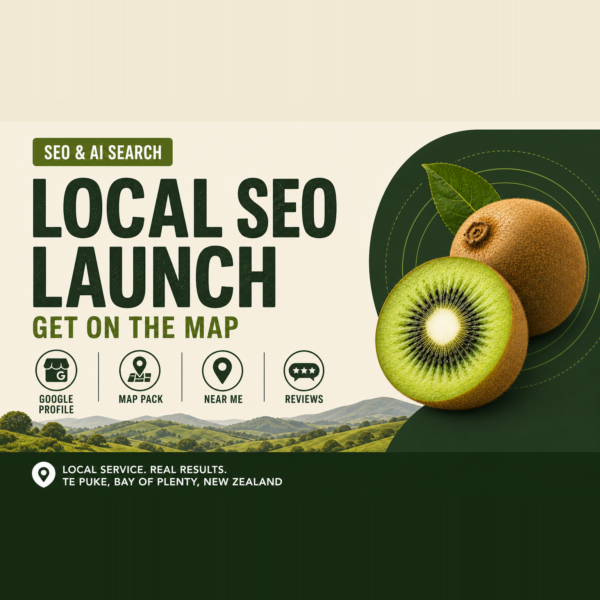 Local SEO Launch | web design & SEO in Te Puke, Bay of Plenty — Te Puke Digital