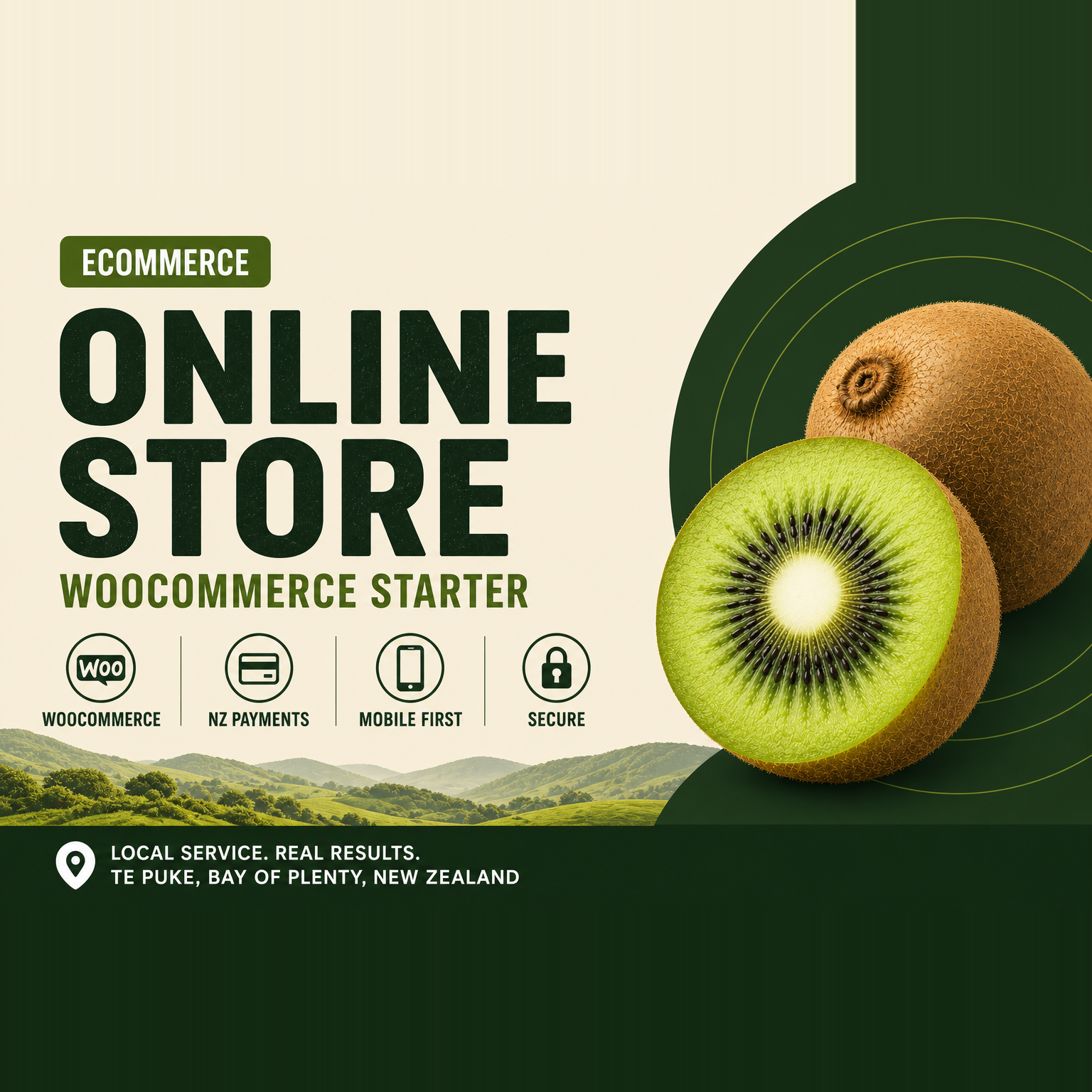 Online Store — WooCommerce | web design & SEO in Te Puke, Bay of Plenty — Te Puke Digital
