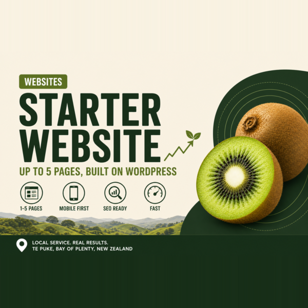 Starter Website | web design & SEO in Te Puke, Bay of Plenty — Te Puke Digital