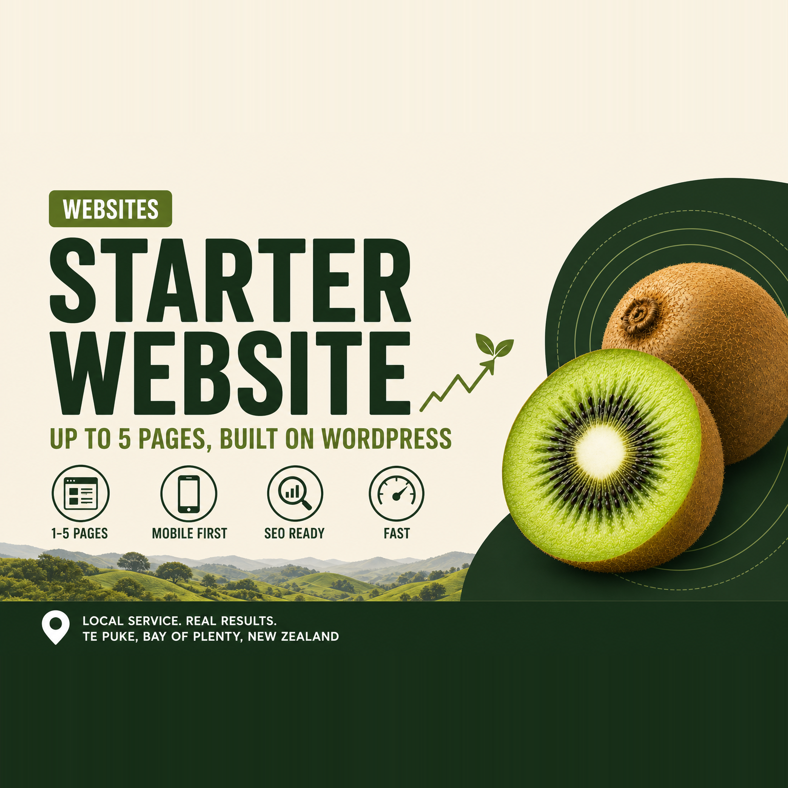 Starter Website | web design & SEO in Te Puke, Bay of Plenty — Te Puke Digital