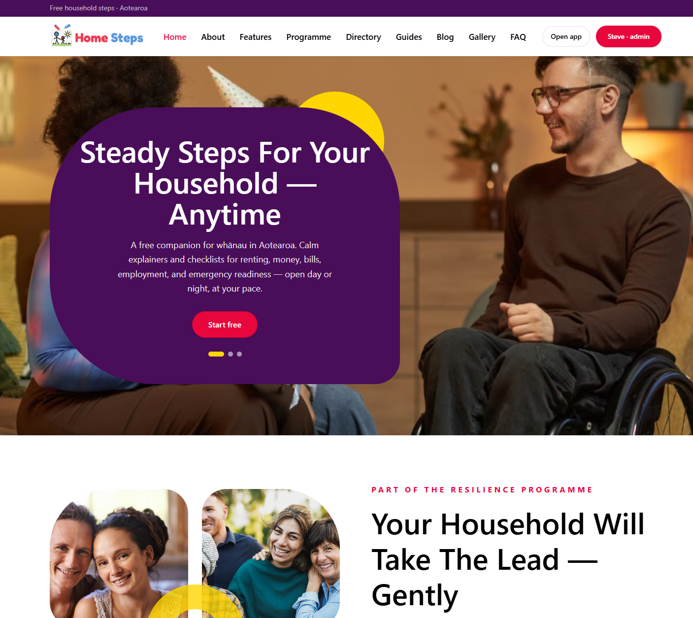 Home Steps: Designing a Household Companion Without the Overwhelm
